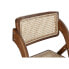 Фото #7 товара Обеденный стул DKD Home Decor Темно-коричневый ротанг Vintage вяз (45 x 45 x 79 cm)