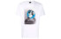 Фото #1 товара Футболка мужская Paul Smith FW21 人像猿头图案字母印花短袖T恤 белого цвета