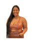 Фото #3 товара Бюстгальтер Naked Rebellion Роскошный кожаный бра-топ полного покрытия nude Shade