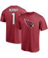 Фото #1 товара Men's Kyler Murray Cardinal Arizona Cardinals Player Icon Name and Number T-shirt