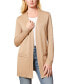 ფოტო #1 პროდუქტის Women's Braided-Trim Open-Front Cardigan, Regular & Petites