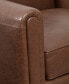 Archer 30.5" Wide Faux Leather 360 Degree Swivel Arm Chair