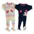 Member's Mark Baby Girl's Snug Fit 2-Pack Favorite Footed Pajamas Единорог, 18M - фото #1