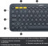 Фото #6 товара Logitech K380 Wireless Bluetooth keyboard, multi-device & Easy-Switch feature, Windows and Apple Shortcuts, PC / Mac / Tablet / Mobile Phone / Apple iOS + TV, Spanish QWERTY layout - Black