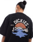 Фото #6 товара Dickies beach back print t-shirt in black