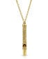 ფოტო #1 პროდუქტის Gold-Tone Whistle Pendant Necklace