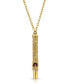 Фото #1 товара 2028 gold-Tone Whistle Pendant Necklace