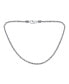 ფოტო #1 პროდუქტის Balinese Handmade Strong 3MM Thick Oxidized .925 Sterling Silver Byzantine Bali Chain Necklace For Women 20 Inch Indonesian S Hook Made In Thailand