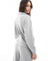 Miss Selfridge zip detail super soft sweat co-ord in grey grau, 36 - фото #3