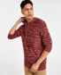 Фото #1 товара Men's Solid Marled Hooded Sweater, Created for Macy's