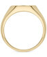 Фото #4 товара White Diamond (1/6 ct. t.w.) & Black Diamond Accent Hamsa Hand Ring in 14k Gold, Created for Macy's