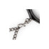 Фото #4 товара Набор для БДСМ EasyToys Ligature Set Collar with Anklecuff Black