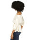 ფოტო #3 პროდუქტის Women's Tie-Waist Off-The-Shoulder Top