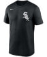 Фото #4 товара Men's Black Chicago White Sox Wordmark Legend T-shirt