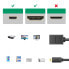 Kabel przewód przejściówka HDMI - micro HDMI 20cm czarny