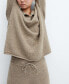 ფოტო #3 პროდუქტის Women's Polo-Neck Pajama Sweater