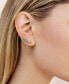 Фото #2 товара Turquoise Bead 18k Gold Plated Ear Crawler