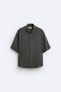 LYOCELL BLEND JACQUARD SHIRT