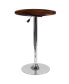 23.5'' Round Adjustable Height Wood Table (Adjustable Range 26.25'' - 35.5'')