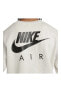 Sportswear Air Brushed-back Fleece Beyaz Renk Erkek Sweatshirt