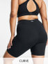 Фото #1 товара ASOS 4505 Curve Icon 8 inch legging short with bum sculpt detail in performance fabric in black