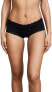 Фото #1 товара Hanky Panky 253998 Womens Cotton Lace-Trim Boyshorts Panties Black Size Medium