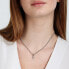 Timeless steel necklace with a cross SCZ1288
