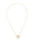 24K Gold-Plated Twist Lariat Necklace