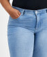 ფოტო #6 პროდუქტის Trendy Plus Size 314 Mid-Rise Shaping Straight-Leg Jeans