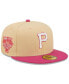 Фото #2 товара Men's Orange, Pink Pittsburgh Pirates 2006 MLB All-Star Game Mango Passion 59FIFTY Fitted Hat