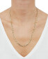 Фото #2 товара Italian Gold figaro/Mariner Link 22" Chain Necklace in 10k Gold