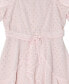 ფოტო #3 პროდუქტის Big Girls Short Sleeve Clip Dot Ruffle Dress