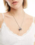 Фото #1 товара Reclaimed Vintage chubby heart pendant necklace in silver