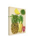 Melissa Wang Tropical Pineapple Study I Canvas Art - 20" x 25"