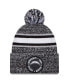 Фото #1 товара Men's Heather Black Los Angeles Chargers 2023 Inspire Change Cuffed Knit Hat with Pom