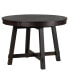 Фото #7 товара Farmhouse Round Extendable Dining Table With 16 Leaf Wood Kitchen Table