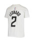 Big Boys Kawhi Leonard White LA Clippers Name and Number Performance T-shirt