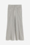 Фото #5 товара Wide-leg Twill Pants