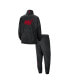 Фото #2 товара Men's Black Miami Heat 2023/24 City Edition Courtside Starting Five Full-Zip Jacket and Pants Set