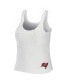 ფოტო #4 პროდუქტის Women's Cream Tampa Bay Buccaneers Cozy Scoop Neck Tank Top Pants Sleep Set