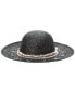 Фото #1 товара Женский головной убор Surell Accessories Raffia Sun Hat черный