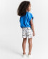 Фото #1 товара Girls Finchley Printed Midi Shorts, Created for Macy's