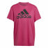 Фото #1 товара Футболка с коротким рукавом женская Adidas Boyfriend Sport Темно-розовый