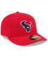 Фото #2 товара Men's Red Houston Texans Omaha Low Profile 59FIFTY Fitted Hat