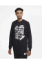 Фото #1 товара Erkek Siyah Baskılı Sweatshirt Cw1794-010