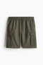 Regular Fit Twill Cargo Shorts