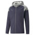 Фото #1 товара Puma Teamcup Casuals Hooded Full Zip Jacket Mens Blue Casual Athletic Outerwear