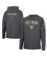 ფოტო #4 პროდუქტის Men's Charcoal West Virginia Mountaineers Team OHT Military-Inspired Appreciation Hoodie Long Sleeve T-shirt