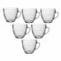 Piece Coffee Cup Set Duralex Gigogne 220 ml 6 Pieces (6 Units)