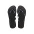 Шлепанцы для женщин Havaianas 4000030-0090 41/42 Чёрный